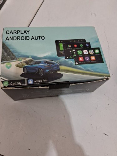 APPLE CARPLAY ANDROID AUTO AIRPLAY SCREEN FOR CAR DASH - MOUNTABLE WIRELESS STEREO WITH BLUETOOTH, 7" SCREEN - BLACK image 4
