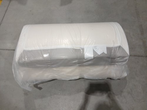 Amazon Basics Firm Memory Foam Mattress WITH BREATHABLE COVER - TWIN/ 75" x 39" x 8" - WHITE image 2