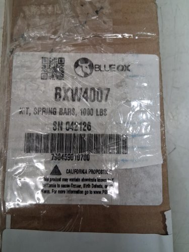 Blue Ox Spring Bar Kit, 29" - 1000LB - (M# BXW4007) image 3