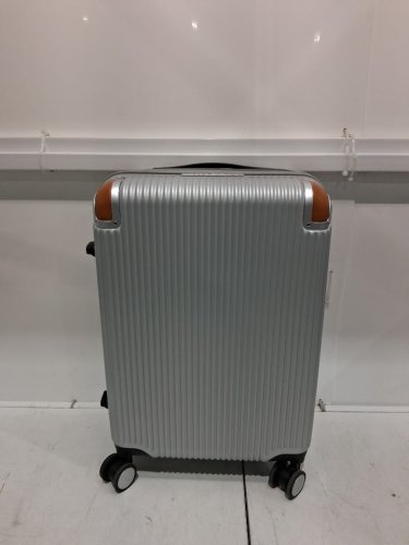 LETOME HARDSIDE SPINNER CARRY ON LUGGAGE SUITCASE WITH ALUMINUM HANDLE AND TSA LOCKS - 20" - GREY (MODEL: 1942341) image 2