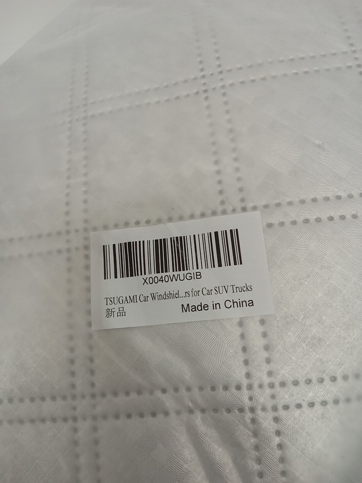 Tsugami Car Windshield Snow Cover - universal fit - silver image 3