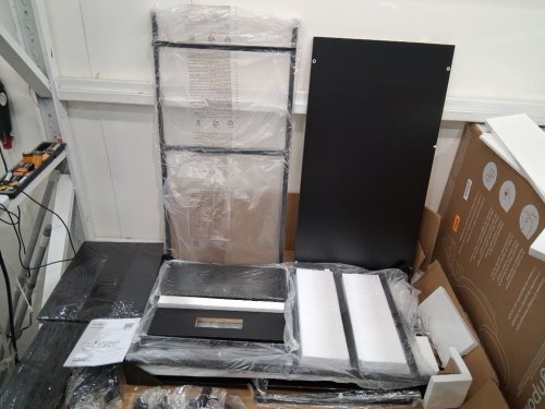 garvee Heavy Duty Fish Tank Stand with Drawers and Open Storage -for 20-29 gallon tanks -330lbs capacity - black image 6