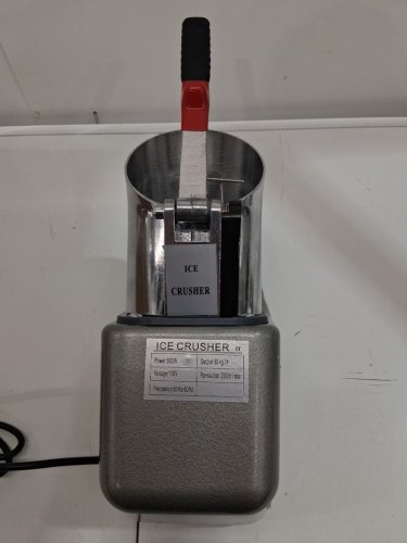 ELECTRIC COUNTERTOP ICE CRUSHER - 300W - SILVER image 3