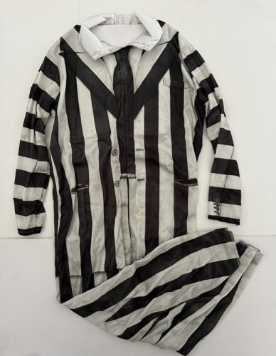 BOYS RUBIES BEETLEJUICE COSTUME - MEDIUM (8-10) - WHITE/BLACK (STYLE: 1001534) image 4