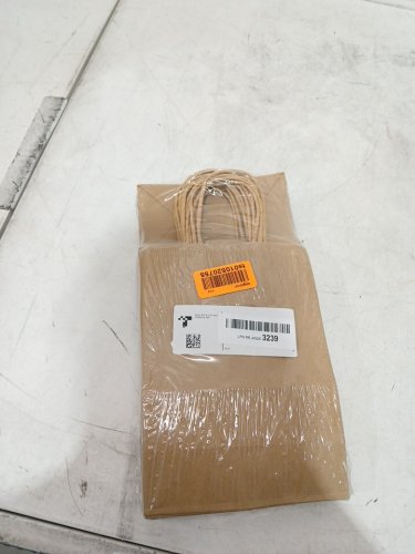 25PK  Bolthy kraft paper bags with handles - SMALL 8" X 3" X 6" - brown image 3