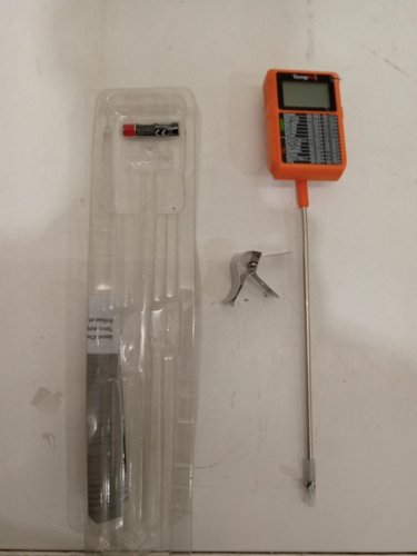 TempPro TempDip 1 Sec Digital Candy Thermometer with Pot Clip & 10" Probe - (Model: TP510) image 2