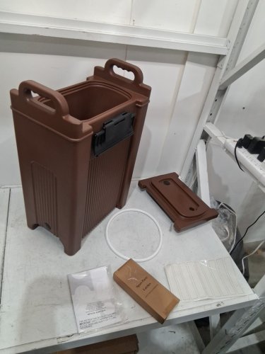 BECOMFORT Food-Grade Insulated Cold/Hot Beverage Carrier/Dispenser - 20L - Coffee Brown (Model: NP10781CF) image 4