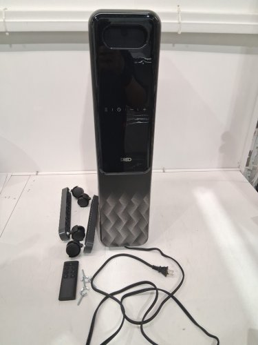 DREO electric Oil-filled radiator Heater with remote control - 1500w - dark Grey (Model: DR-HSH010) image 3