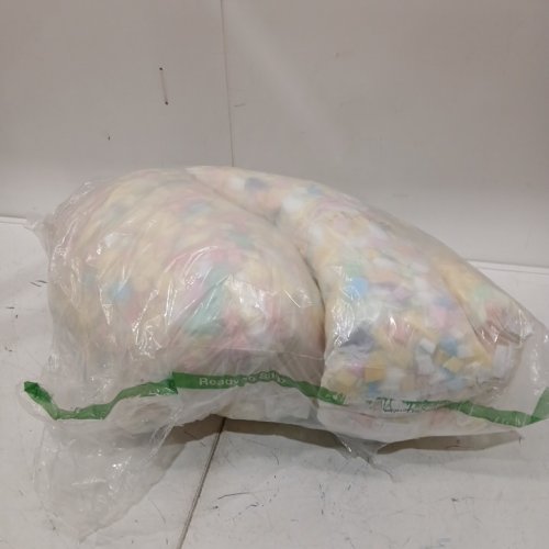 5PK foam pellet pillow inserts - assorted sizes - WHITE/MULTICOLOR image 2