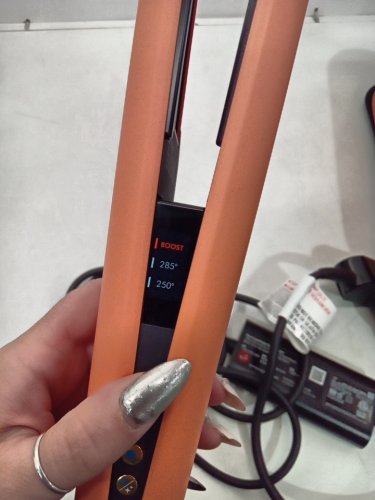 dyson airstrait wet to dry hair straightener - LIMITED EDITION APRICOT/ TOPAZ  (model: ht01) image 9