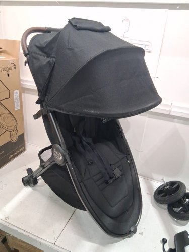 Baby jogger city mini gt3 all terrain stroller - holds 65lbs - rich black (model: 2216841) image 4