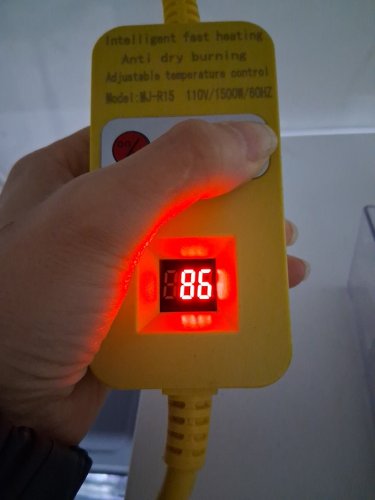 IMMERSION HEATER WITH ANTI-DRY BURN PROTECTION AND REAL-TIME TEMP DISPLAY/CONTROL - YELLOW image 6