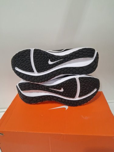 men's nike downshifter 13 road running shoes - size 9 - black/white image 4