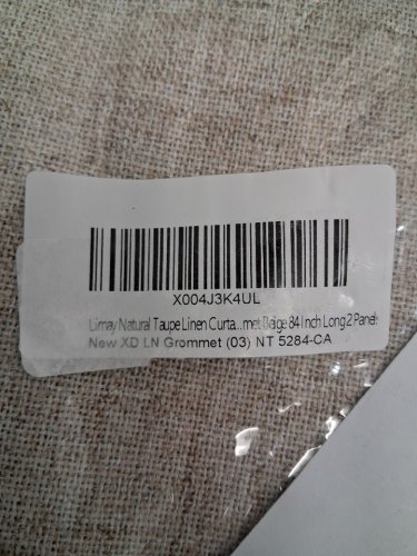 (2 panel) Limay room blackout curtains with grommet top - 52" x 84" - natural taupe image 2