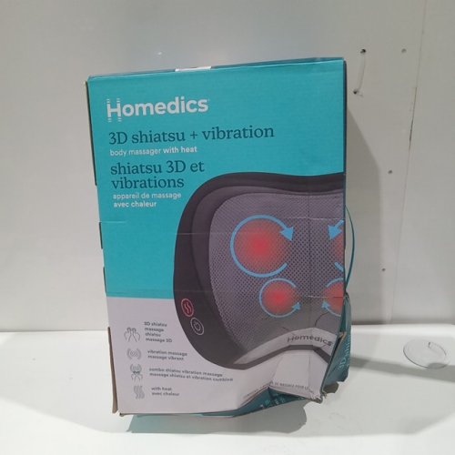 HoMedics 3D Shiatsu + Vibration Body Massager with Heat (Model: SP-SP-104CA) image 5