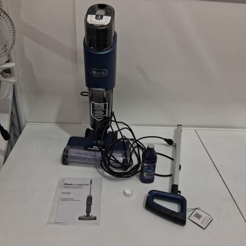 shark hydrovac xl 3-in-1 corded self-cleaning vacuum & mop system - blue (model: wd101c) image 3