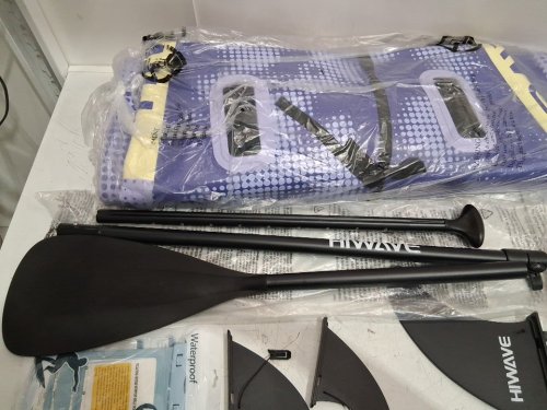 hiwave inflatable touring paddle board - 11ft x 35" - pureple/yellow (model : B0GGYV3N4S) image 7