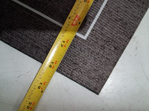 L-shaped Machine Washable Non-Slip corner kitchen mat -47.2" x 29.5" x 17.7" -black/grey (model:7A2SRYFVZAG4) image 4