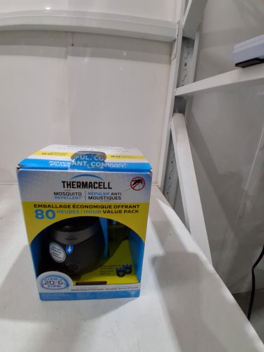 Thermacell Recharegable Repeller with Repellent Cartridge AND 1USB Cable UPTO 80 Hours of Mosquito Protection - BLACK (MODEL: 6699556) image 2