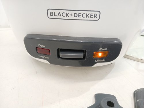 BLACK+DECKER RICE COOKER AND STEAMER - 16-CUP - WHITE (MODEL: RC516C) image 5