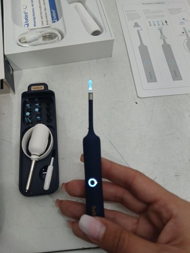 Bebird EarSight Plus smart All-in-One Ear Cleaning & Inspection with interchangeable ear tips - blue/gold (model: D39R) image 5