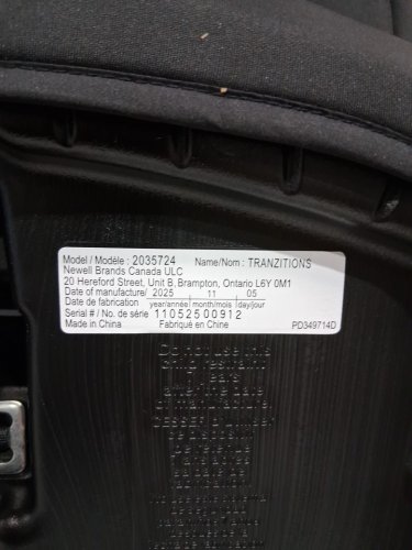 GRACO C20 TRANZITIONS 3-IN-1 HARNESS BOOSTER CAR SEAT - 100LBS MAX/CAP - BLACK (MODEL: 2035724) image 10