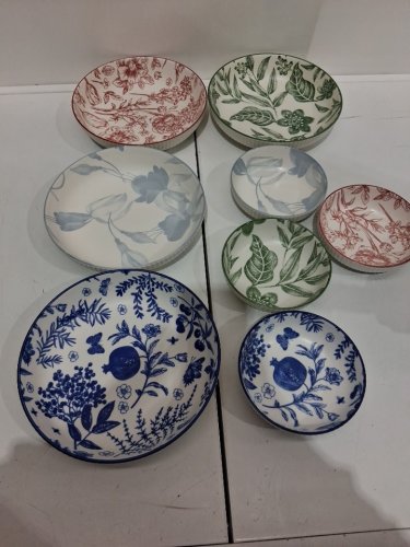 8pc Signature bowl set - 5.5" & 8.7" - white/assorted colours (model: 1983729) image 3