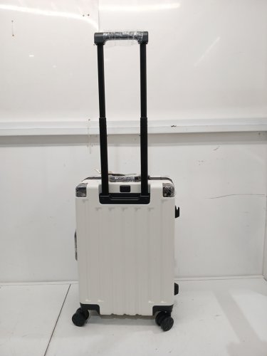 Krute Hardshell Zipperless Carry On Luggage Suitcase with USB Port, TSA Lock, and Spinner Wheels - 20" -  White image 5