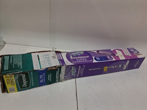 SWIFFER MULTI SURFACE POWER MOP WITH 5 TIMES CLEANING POWER - WHITE/PURPLE image 2