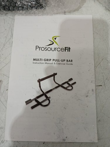 PROSOURCEFIT - NON-SLIP CUSHIONED MULTI-GRIP LITE PULL-UP BAR - UP TO 300LBS - 24"-32" - BLACK image 4