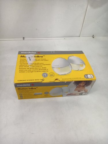 MEDELA MOTION INBRA WEARABLE BREAST PUMP - WHITE/YELLOW - (MODEL: YM-8801) image 7