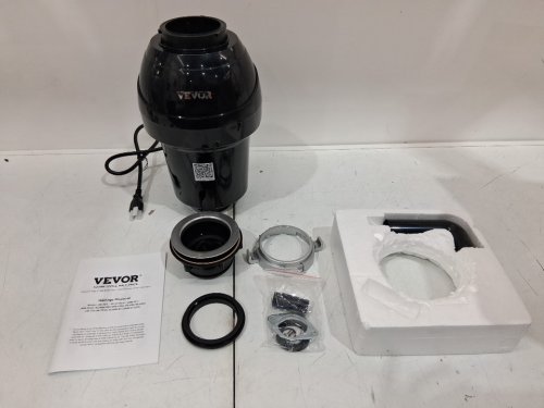 VEVOR Corded Garbage Disposal 1 HP Continuous Food Waste Disposer - 3270 RPM - black (MODEL: JW-731) image 7