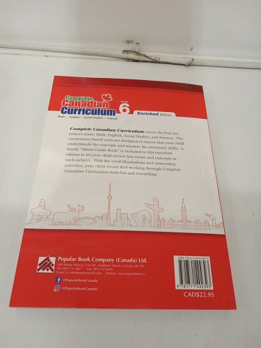 (Paperback) Complete Canadian Curriculum Grade 6 (Enriched Edition) Math/English/Social Studies/Science image 3