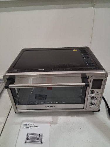TOSHIBA MULTI-FUNCTION DIGITAL CONVECTION TOASTER OVEN - 1500W - STAINLESS STEEL/BLACK - (MODEL: AC25CEW-SSC) image 6