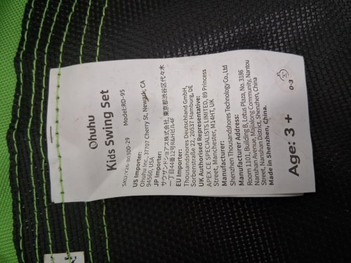OHUHU HANGING SAUCER TREE SWING - 660LBS CAPCITY  40" - GREEN (MODEL: RD-95) image 9