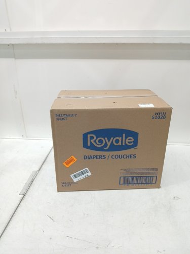 186pk royale premium disposable diapers - size 2 (model: 51028) image 2