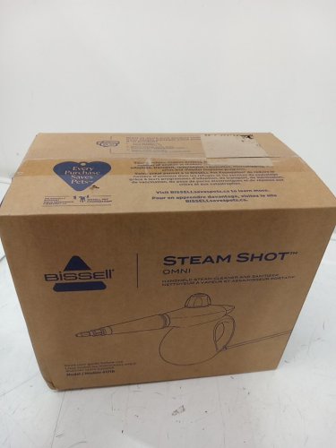 BISSELL Steam Shot Omni Handheld Hard Surface Steam Cleaner with accessories -  black (model: 4171b) image 2