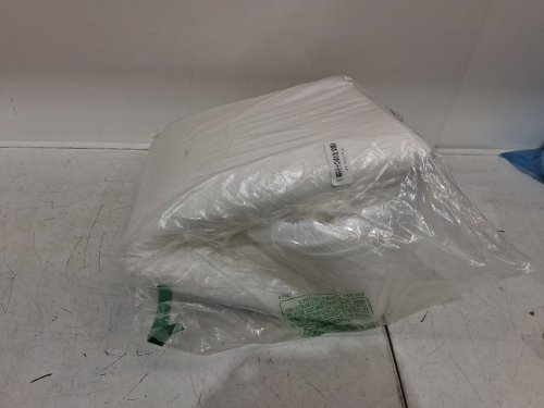 memory foam Pack and Play crib mattress pad - 38" x 26" x 1" - WHITE image 2