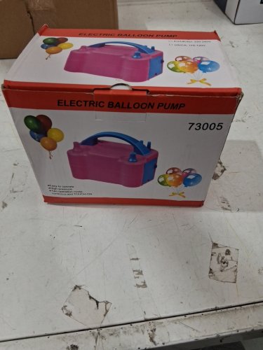 electric portable dual nozzle balloon inflation pump - 110V - 600W - PINK/BLUE (MODEL: 73005) image 3