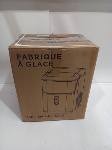 EUHOMY Pearl L1 Portable Nugget Ice Maker Countertop - 35lbs capacity - stainless steel (model: IM013-NSI-CAEH) image 2