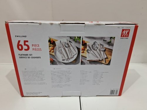 65PC ZWILLING Stainless Steel Flatware Set - SILVER (MODEL: 1739673) image 3