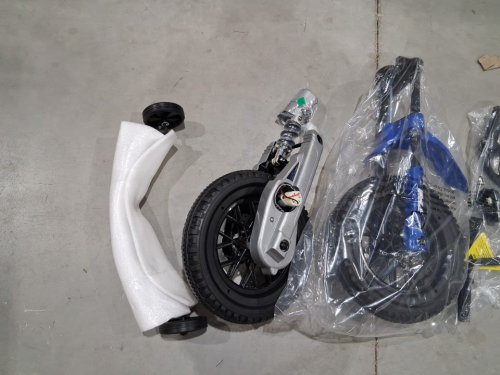 Garvee Ride - P Series:  Kids Electric Dirt Bike with 25W*2 Motor, Twist Grip Throttle, Spring Suspension - 66lbs CAP -  12V - blue (MODEL: pto_0z46) image 4