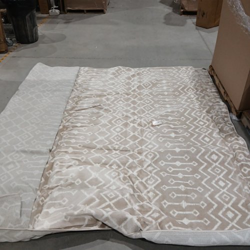 Kasbah Trellis Modern Geometric Rug - 10ft x 13ft - beige - (model:t--kbh1) image 2