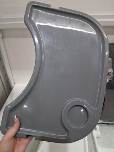 SOOBABY 3-IN-1 ADJUSTABLE CONVERTIBLE BABY HIGH CHAIR FOR BABIES AND TODDLERS - 34" X 27" X 24" - GREY - (MODEL: HA-N009) image 6
