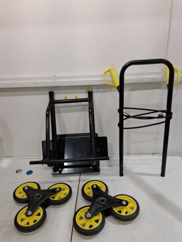 Garvee Foldable Heavy Duty Stair Climbing Dolly- 440Lbs Capacity- yellow\black image 3