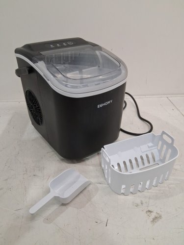 EUHOMY Countertop Ice Maker Machine - MAKES 26LB/Day - BLACK (MODEL: im-06d/IM001-Bbl-CAEH) image 3