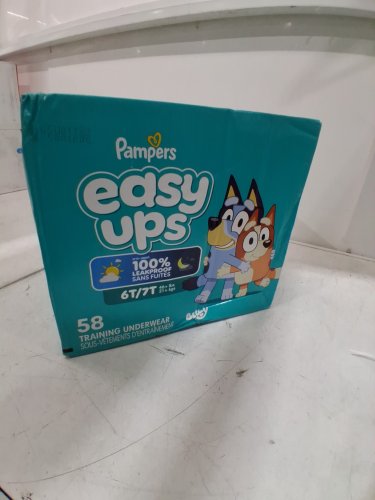 58PK PAMPERS EASY UPS POTTY TRAINING UNDERWEAR - 6T/7T (46+LB) - BLUEY image 2