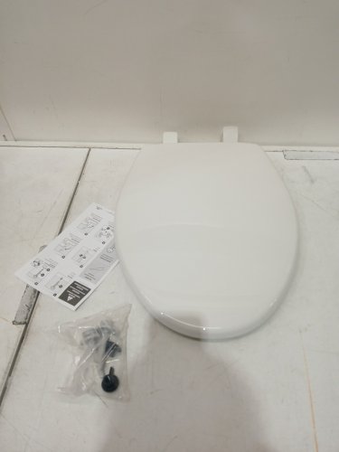 BEMIS SLOW CLOSE EASY CLEAN TOILET SEAT - ELONGATED 18.5" - WHITE - ( MODEL: 7300SLEC 000 ) image 3