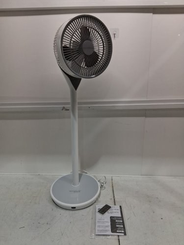 Woozoo 360° Pedestal 12-SPEED Air Circulator - ADJUSTABLE HEIGHT 21" TO 40" - WHITE (Model: STF-360DC/1747373) image 4