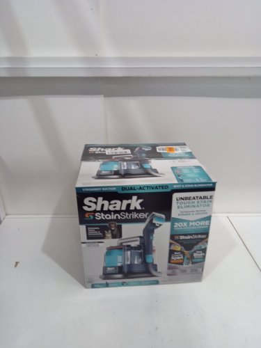 SHARK STAINSTRIKER PORTABLE CARPET CLEANER & UPHOLSTERY CLEANER - BLUE/GREY (MODEL: px202brn) image 2